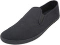 Men's Sneakers Classic Low Top Slip On Shoes Canvas Skate Loafers Sneakers Causal Dress Shoes for Men Comfortable Walking Shoes Slip on Sneakers for Men