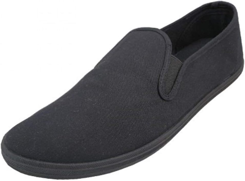 Men's Sneakers Classic Low Top Slip On Shoes Canvas Skate Loafers Sneakers Causal Dress Shoes for Men Comfortable Walking Shoes Slip on Sneakers for Men