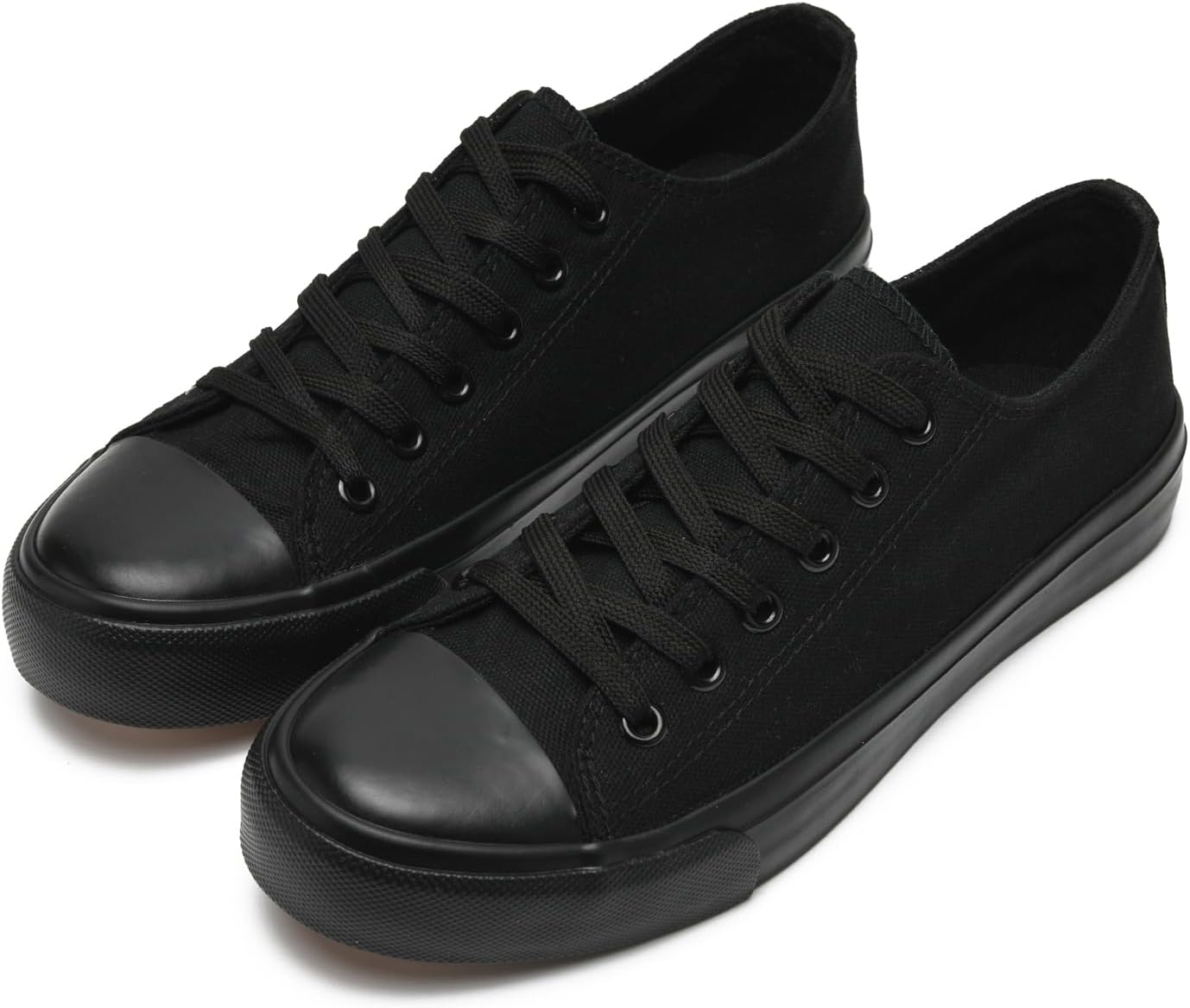 Canvas Shoes for Women and Men, Low Top Canvas Sneakers Fashion Lace Up Comfortable Womens Classic Casual Tennis Walking Shoes