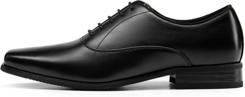 Mens Dress Shoes Bussiness Formal Oxfords  Lace Up Soft Plain-Toe