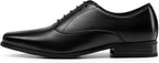 Mens Dress Shoes Bussiness Formal Oxfords  Lace Up Soft Plain-Toe