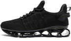 Mens Slip On Walking Shoes Blade Non Slip Tennis Running Shoes Lightweight Workout Breathable Mesh Fashion Sneakers