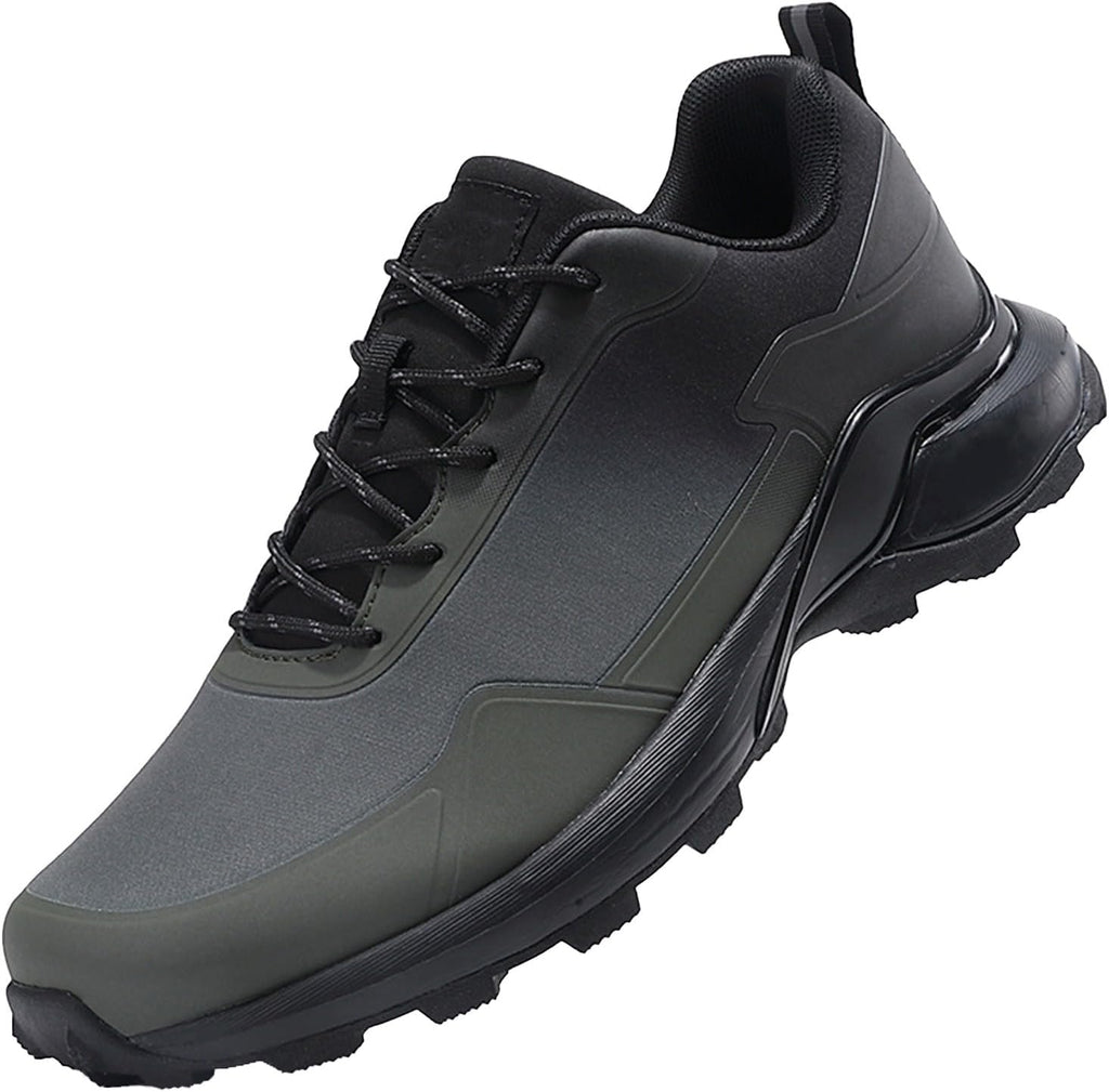 Men's Ankle High Waterproof Hiking Boots Winter Leather Outdoor Hiking Shoes Travel Hiking Leisure Running Sports Shoes