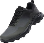 Men's Ankle High Waterproof Hiking Boots Winter Leather Outdoor Hiking Shoes Travel Hiking Leisure Running Sports Shoes