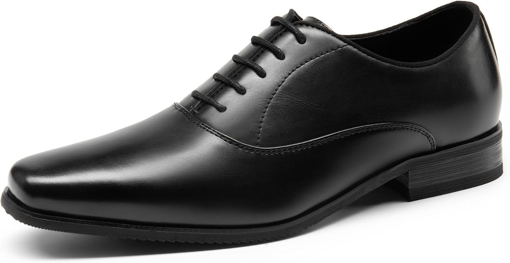 Mens Dress Shoes Bussiness Formal Oxfords  Lace Up Soft Plain-Toe