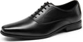 Mens Dress Shoes Bussiness Formal Oxfords  Lace Up Soft Plain-Toe
