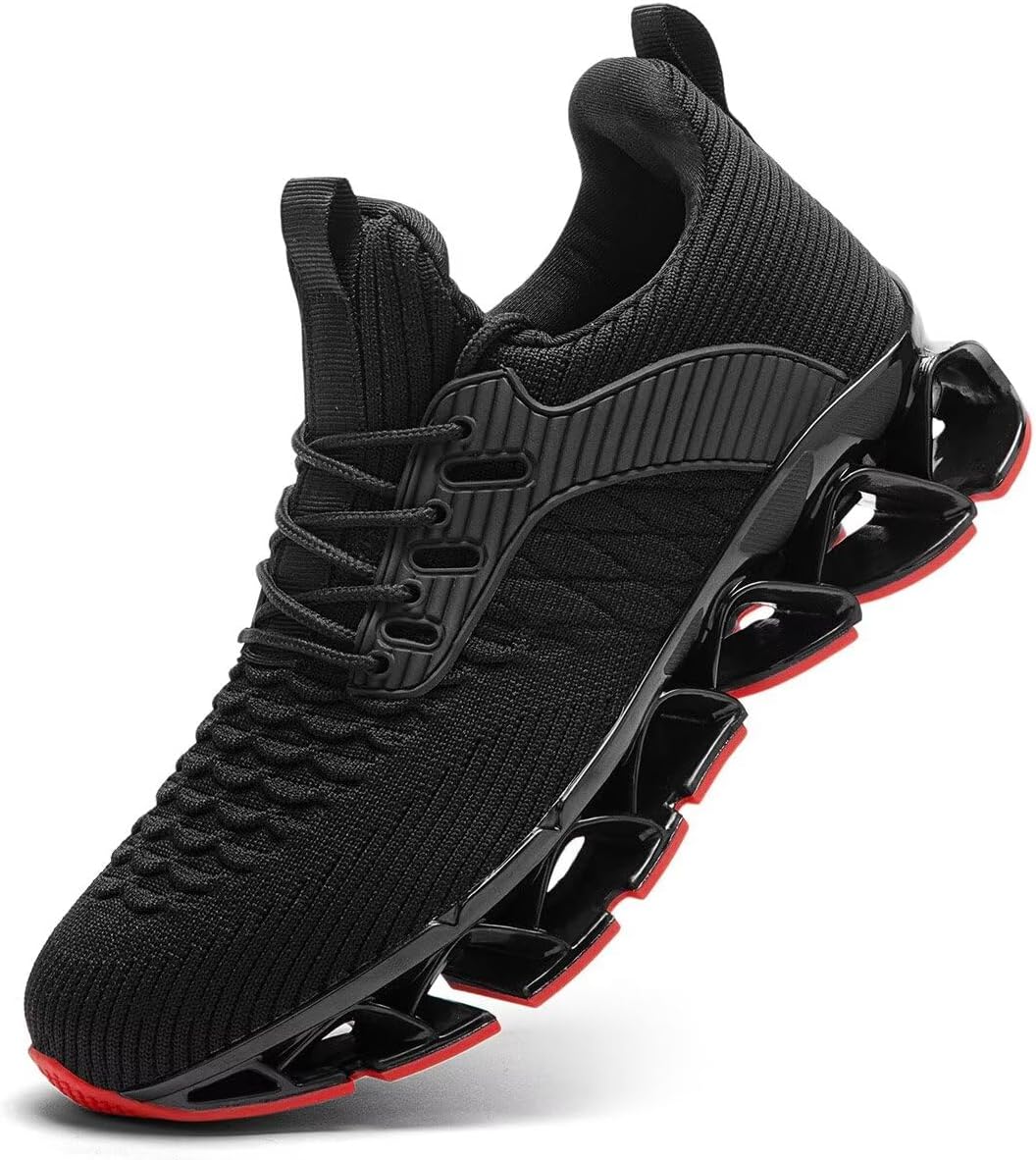Mens Slip on Running Walking Shoes  Casual Fashion Sneakers Comfort Non Slip Work Sport Athletic Trainer