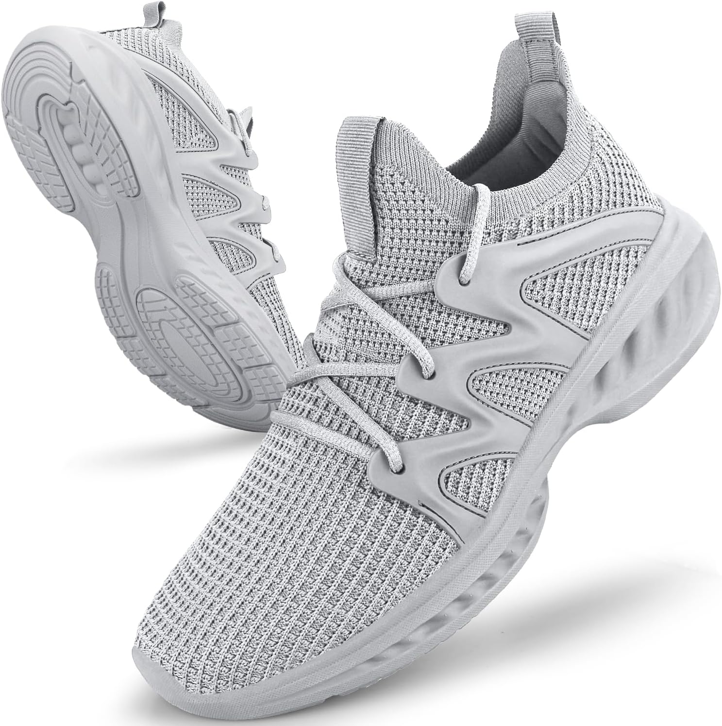 Men's Slip on Walking Shoes Lightweight Breathable Non Slip Running Shoes Athletic Gym Tennis Shoes Sneakers for Men